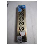 Elegant 2" x 14" Floor Register with Rust-Proof Finish