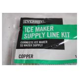 Everbilt Copper Ice Maker Supply Line Kit 15ft