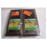 Set of 2 Hampton Bay 4x10 Floor Registers with Mahogany Finish