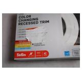 Commercial Electric LED Color Changing Recessed Trim Lighting Fixture