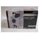 Glacier Bay Single Handle Tub and Shower Set in Matte Black