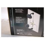 Glacier Bay Single Handle Tub and Shower Set in Matte Black