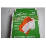 Hunter Ceiling Fan Remote Control Model 99394