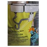 Snappy Trap All-in-One Drain Kit for Double Bowl Kitchen Sinks