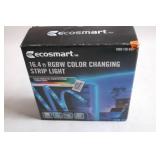 EcoSmart 16.4 ft RGBW Color Changing Strip Light Kit