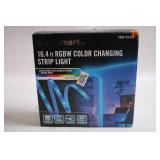 EcoSmart 16.4 ft RGBW Color Changing Strip Light Kit