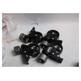 Set of 5 Heavy-Duty Caster Wheels with Brakes
