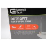 Commercial Electric 6in Retrofit Recessed Trim Light