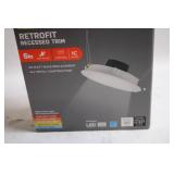 Commercial Electric 6in Retrofit Recessed Trim Light