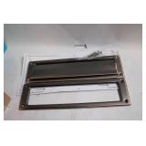 Brass Mail Slot with Installation Guide and Hardware