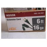 Box of 6 HDX Indoor Extension Cords 6 ft 16 ga