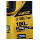 Dewalt 12" Medium Trigger Clamp with 100 lbs Clamping Force