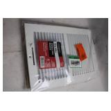Everbilt 12" x 8" White Ceiling & Wall Register