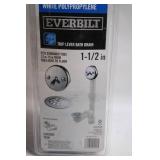 Everbilt White Polypropylene Trip Lever Bath Drain 1-1/2 in