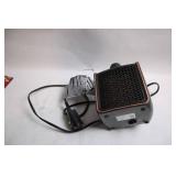 Portable Electric Space Heater with Adjustable Thermostat