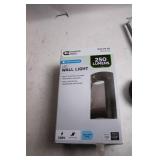 Commercial Electric LED Wall Light with Photocell Sensor