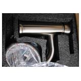 Brushed Nickel Bathroom Faucet with Flexible Hose