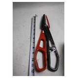 Heavy Duty Industrial Shears with Ergonomic Grip