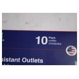 10 Pack of Leviton Plus+ Tamper-Resistant Outlets 15A-125V