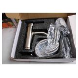 Brushed Nickel Bathroom Faucet with Installation Kit