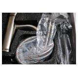 Brushed Nickel Bathroom Faucet with Installation Kit