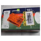 Leviton Decora Edge 10 Pack E5601-MW Light Switches