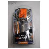 Dual Power Pulse Showerhead with 6 Spray Settings