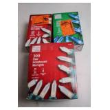 Collection of Clear and Blue Incandescent Mini Lights