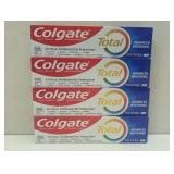 Colgate Total Advanced Whitening Toothpaste, 6.4 oz, 4-Pack