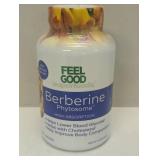 Feel Good Superfoods Berberine Phytosome High Absorption, 120 Vegan Capsules