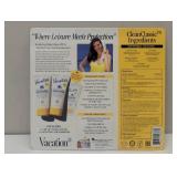 Vacation Classic Lotion, SPF 50, 6 Fluid Ounce Duo and Air Freshener - 2 Pack