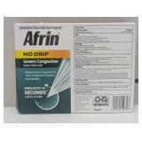 Afrin No Drip Severe Congestion 12 Hour Nasal Pump - 3 Pack