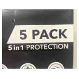 5 Pack - Degree Solid Antiperspirant Deodorant Ultra clear Mens Black+White 2.7oz