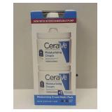 CeraVe Moisturizing Cream Interchangeable Multi-Pack, 16 oz Jar with Pump + 16 oz Jar