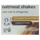 Oats Overnight High Protein Oatmeal Shake, Variety Pack, 13 Count