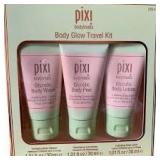 Pixie Bodytreats Body Glow Travel Kit Lotion Concentrate & Exfoliating Cleanser
