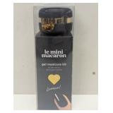 Le Mini Macaron Gel Manicure Kit - Licorice