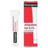 Neutrogena Adapalene Gel Acne Treatment, 0.1% Adapalene Acne Medication for Pimples & Blemishes - 1.6 oz