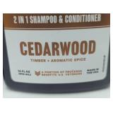 Duke Cannon 2 Pack Hair Wash - Naval Diplomacy & Cedarwood - 2 in 1 Shampoo and Conditioner