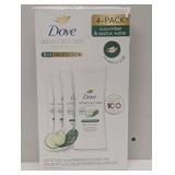 Dove Advanced Care Invisible+ Deodorant, 2.6 oz, 4-pack
