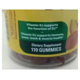 Nature Made D3+K2 Gummies - 110ct