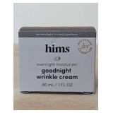 hims Goodnight Wrinkle Cream - Caffeine-infused Moisturizer and De-puffer - 1 fl oz