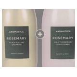 Aromatica Rosemary Scalp Scaling Shampoo & Conditioner Vegan Hair Care Gift Set