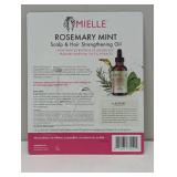 Mielle Rosemary Mint Scalp & Hair Strengthening Oil, 2X Biotin & Jojoba Oil, 3 pk./2 oz.