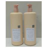 Kristin Ess Signature Shampoo and Conditioner Set with Pumps | Daily Sulfate Free, Color Safe, Hydrating, Moisturizes, Adds Softness & Shine - Pear Fragrance, 28 fl oz each 2-pack