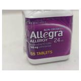 Allegra 24-Hour Indoor/Outdoor Allergy Relief Tablets, 180 mg , 55 tablets