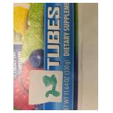 57 Zip Fizz Tubes - 4 Fun Flavors - Citrus/Watermelon/Limon/Blue Raspberry