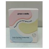 Grace & Stella Under Eye Mask Combo Pack - 12 Gold/12 Pink/12 Blue = 36 Total
