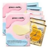 Grace & Stella Under Eye Mask Combo Pack - 12 Gold/12 Pink/12 Blue = 36 Total