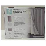 4-piece bath set offers a coordinated solution to upgrade your bathroom decor.